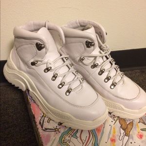 Debris Chunky White Jeffrey Campbell Sneakers